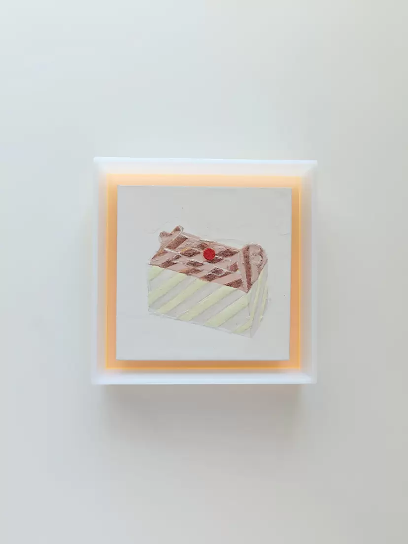 "I want to see the outside world," said the cherry. by Ikuko Matsuo