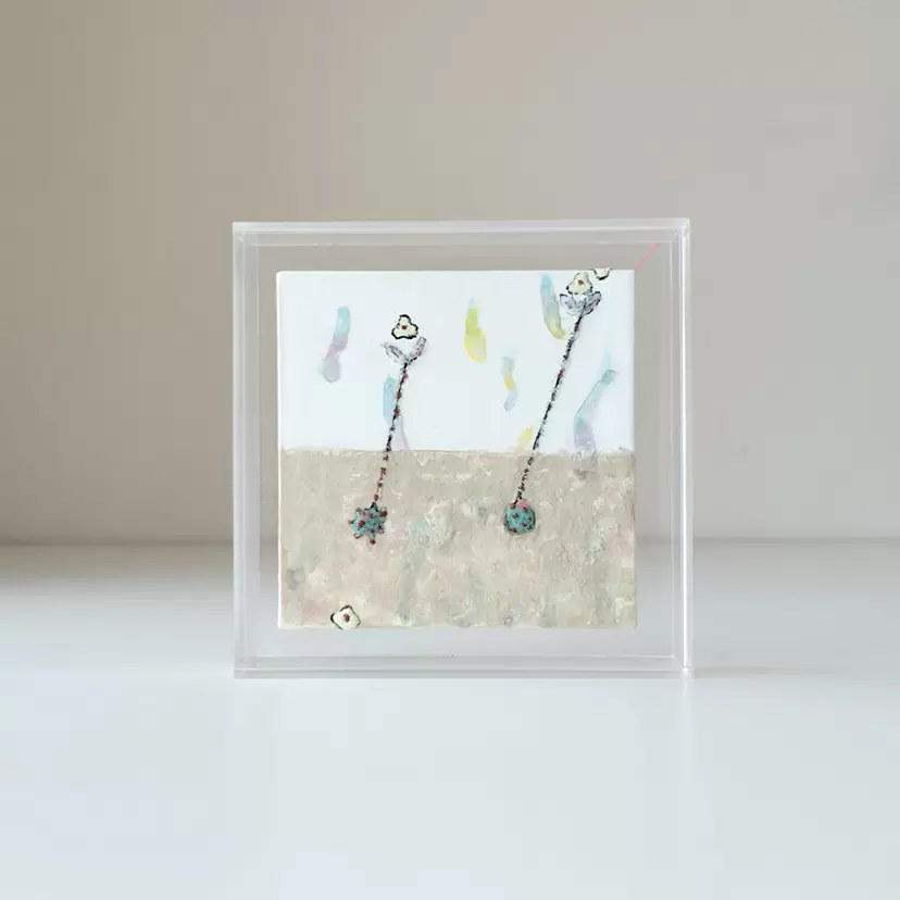 100年後に咲く花 1000年後に咲く花 by Ikuko Matsuo