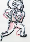 無のための習作 エドワード・マイブリッジ「The Human Figure in Motion」からの引用#024-1