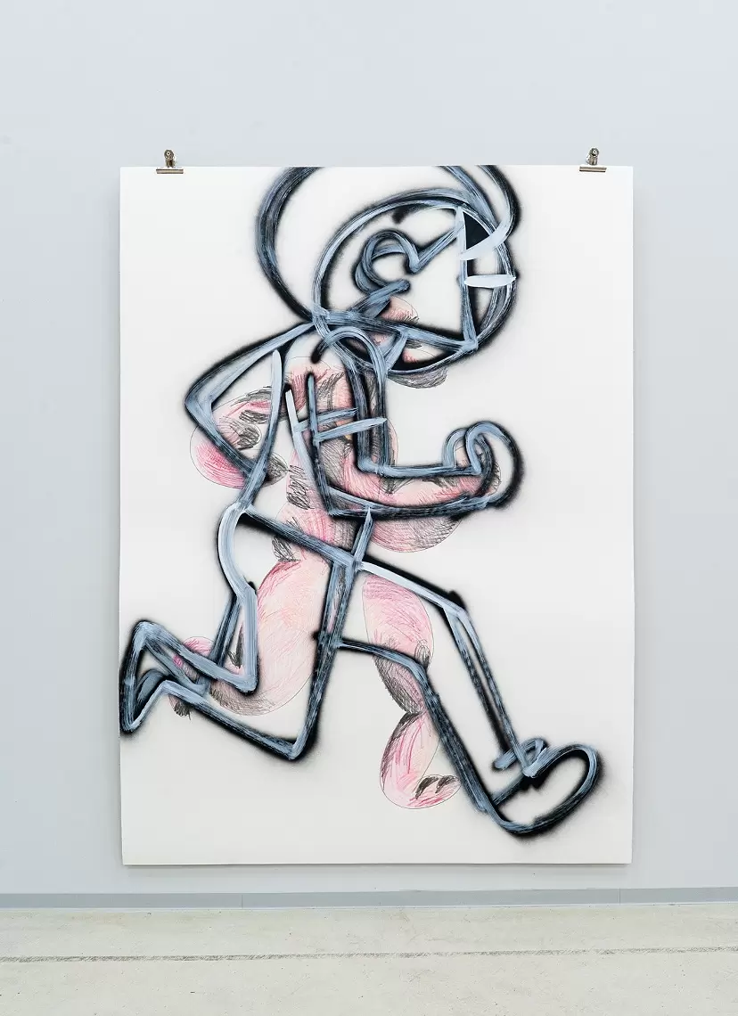 無のための習作 エドワード・マイブリッジ「The Human Figure in Motion」からの引用#024-2 by Yutaka Hashimoto