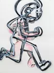 Study for Null Cited from Eadweard Muybridge's "The Human Figure in Motion"#024-2