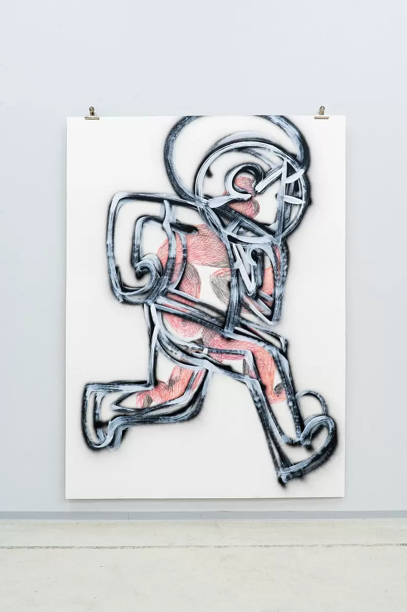 無のための習作 エドワード・マイブリッジ「The Human Figure in Motion」からの引用#024-7 by Yutaka Hashimoto
