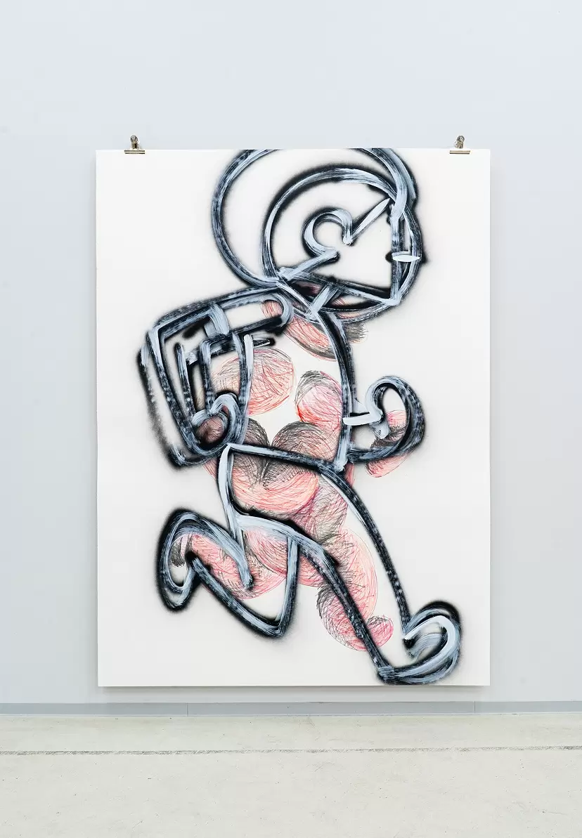 無のための習作 エドワード・マイブリッジ「The Human Figure in Motion」からの引用#024-8 by Yutaka Hashimoto
