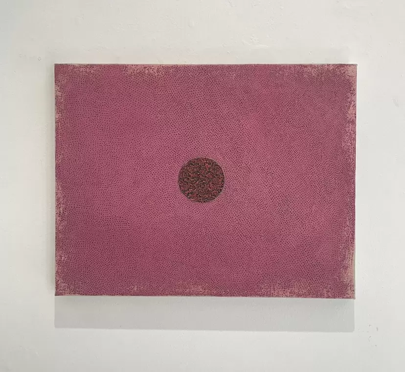 Condensed Time (12) archive note: Circular Time / Point Time (pink) by 鳴海 暢平