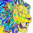 Lion × Fruits × Blue flames