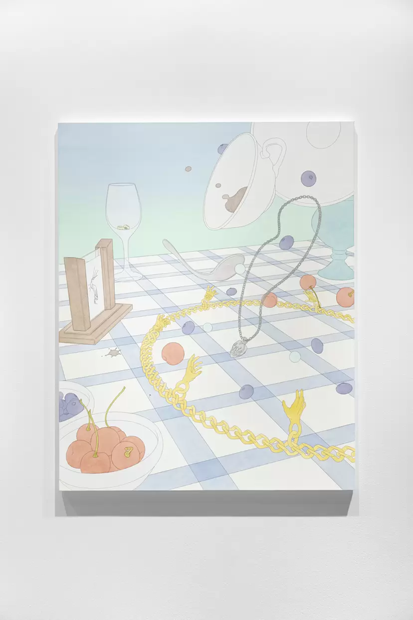 On the same table cloth#1 by 八木 恵梨