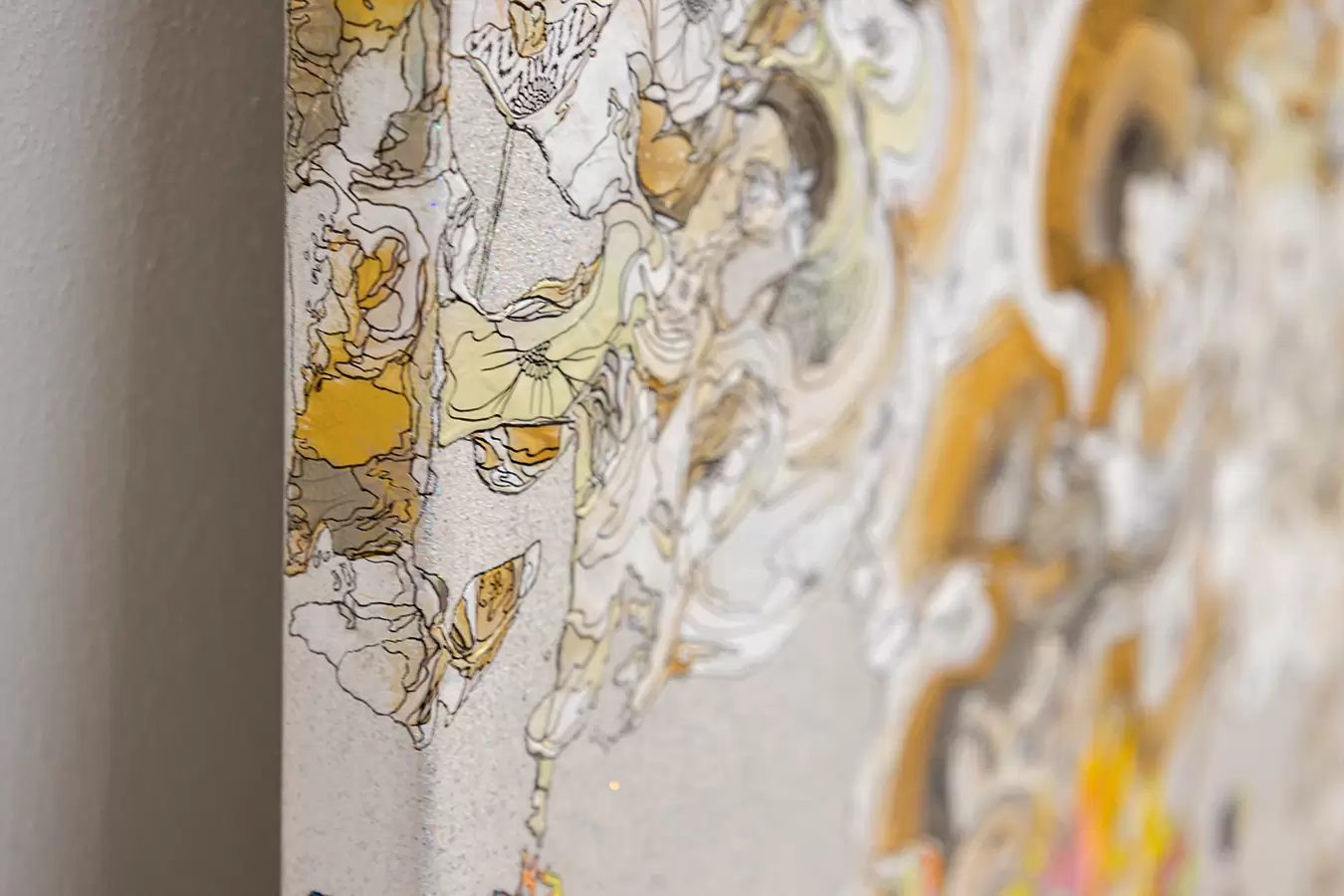 Trimmed Flowers & Neo Bonsai 230212（Pink x Gold） by 奥田雄太