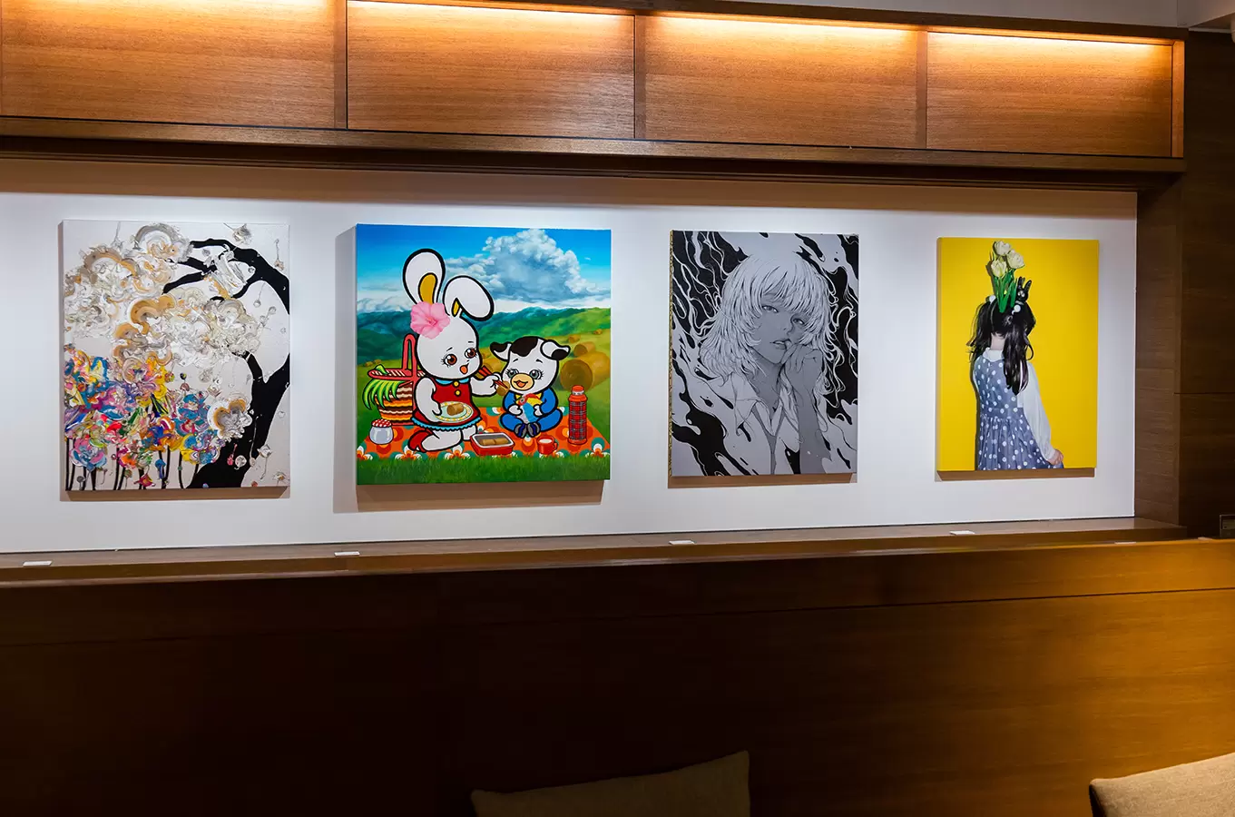 Trimmed Flowers & Neo Bonsai 230212（Pink x Gold） by 奥田雄太