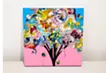 Abstract Bouquet 220608 (Pink Gradation x Yellow)