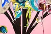 Abstract Bouquet 220608 (Pink Gradation x Yellow)