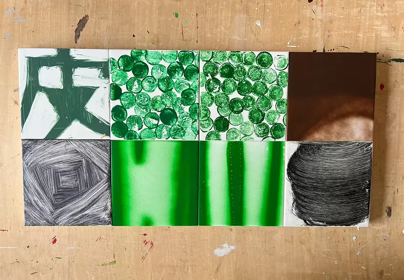Tiles:The color  by 遠山 正道 | Masamichi Toyama