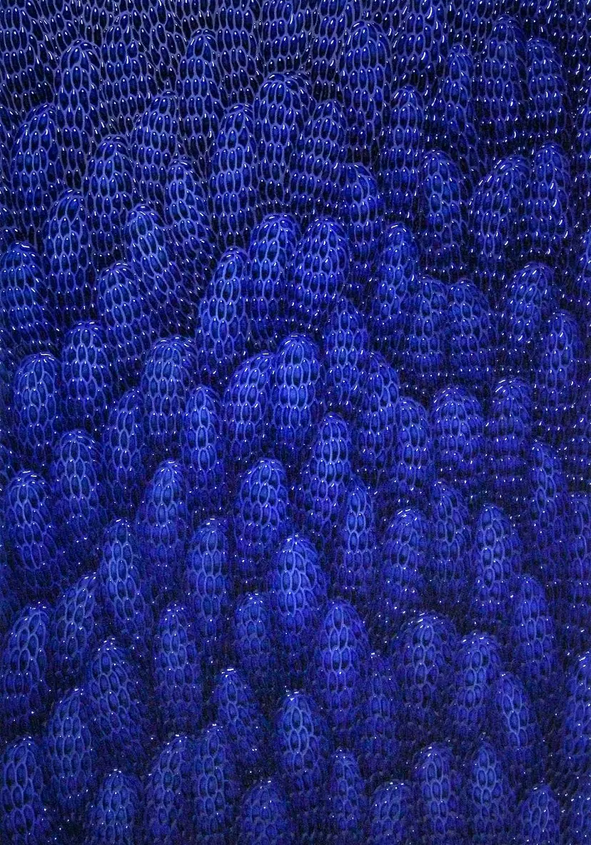 meditation blue by Asai Une