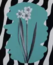 Fake flower reflected in water #02
