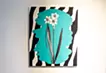 Fake flower reflected in water #02