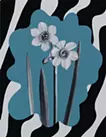 Fake flower reflected in water #01