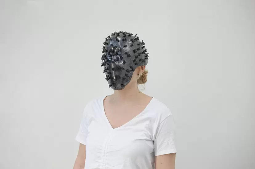 Girl in Mask by Lau Man Pan
