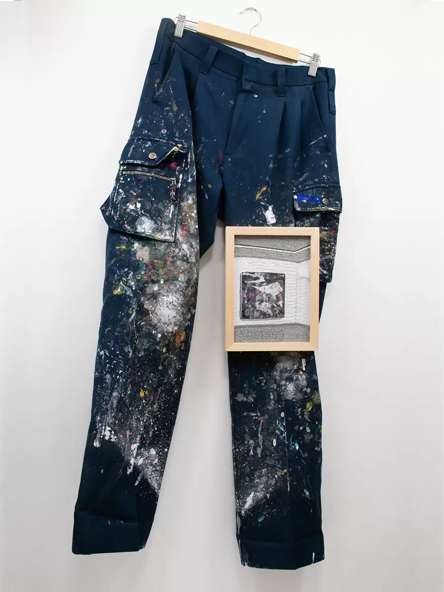 PLUS_someone's dark blue work pants