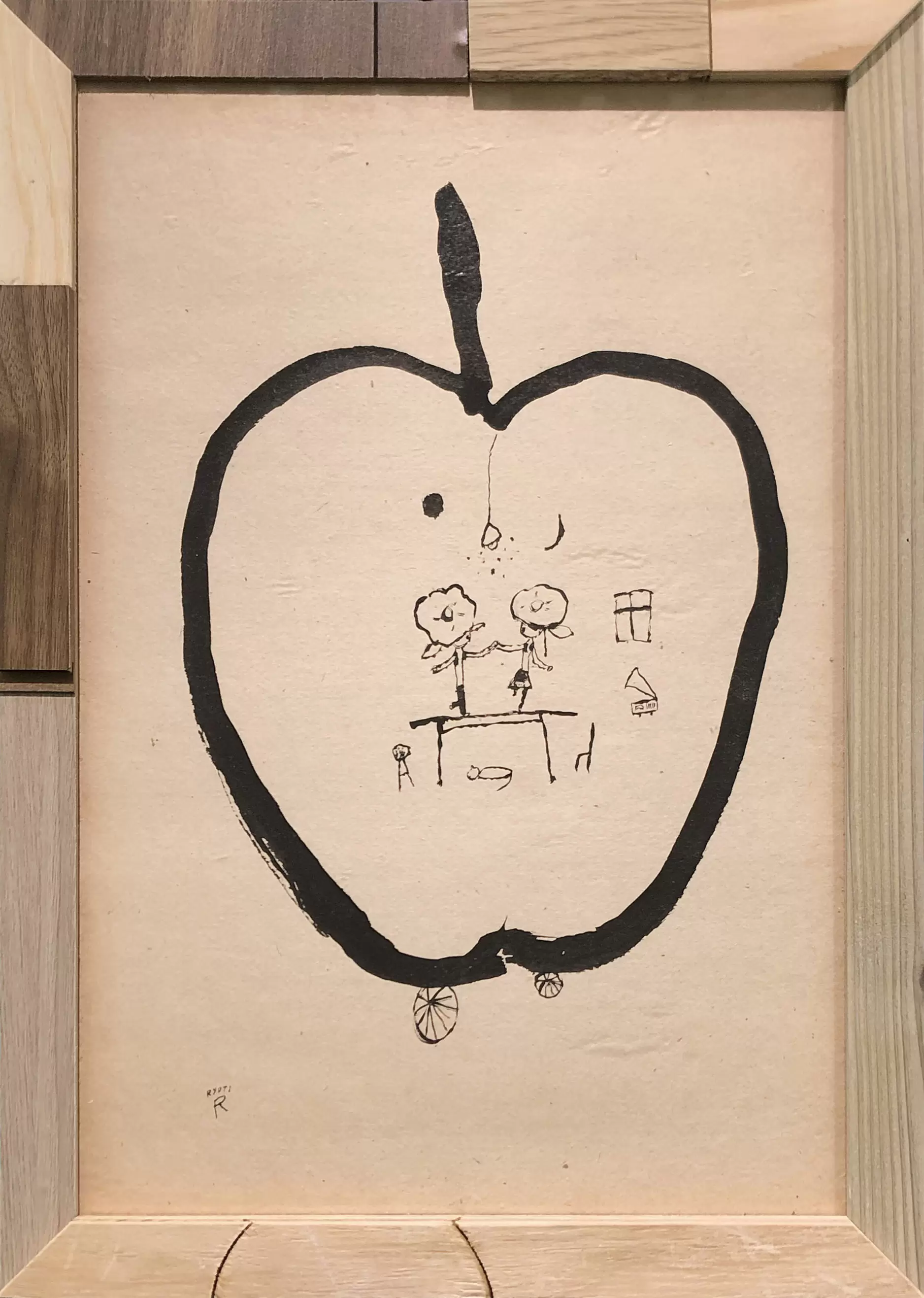 new born - drawings #03 - リンゴステップ