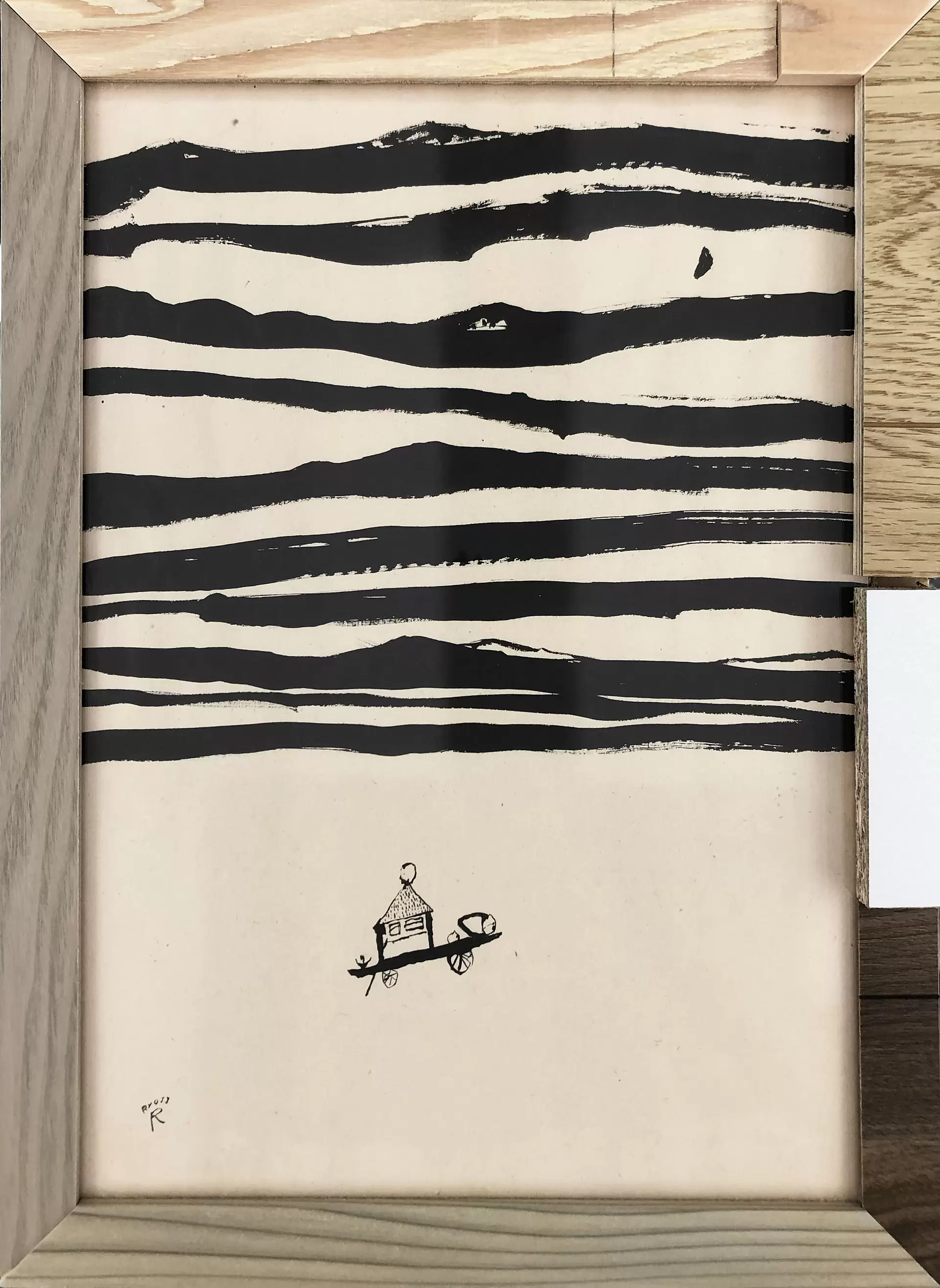 new born - drawings #34 - 旅する夜の耳