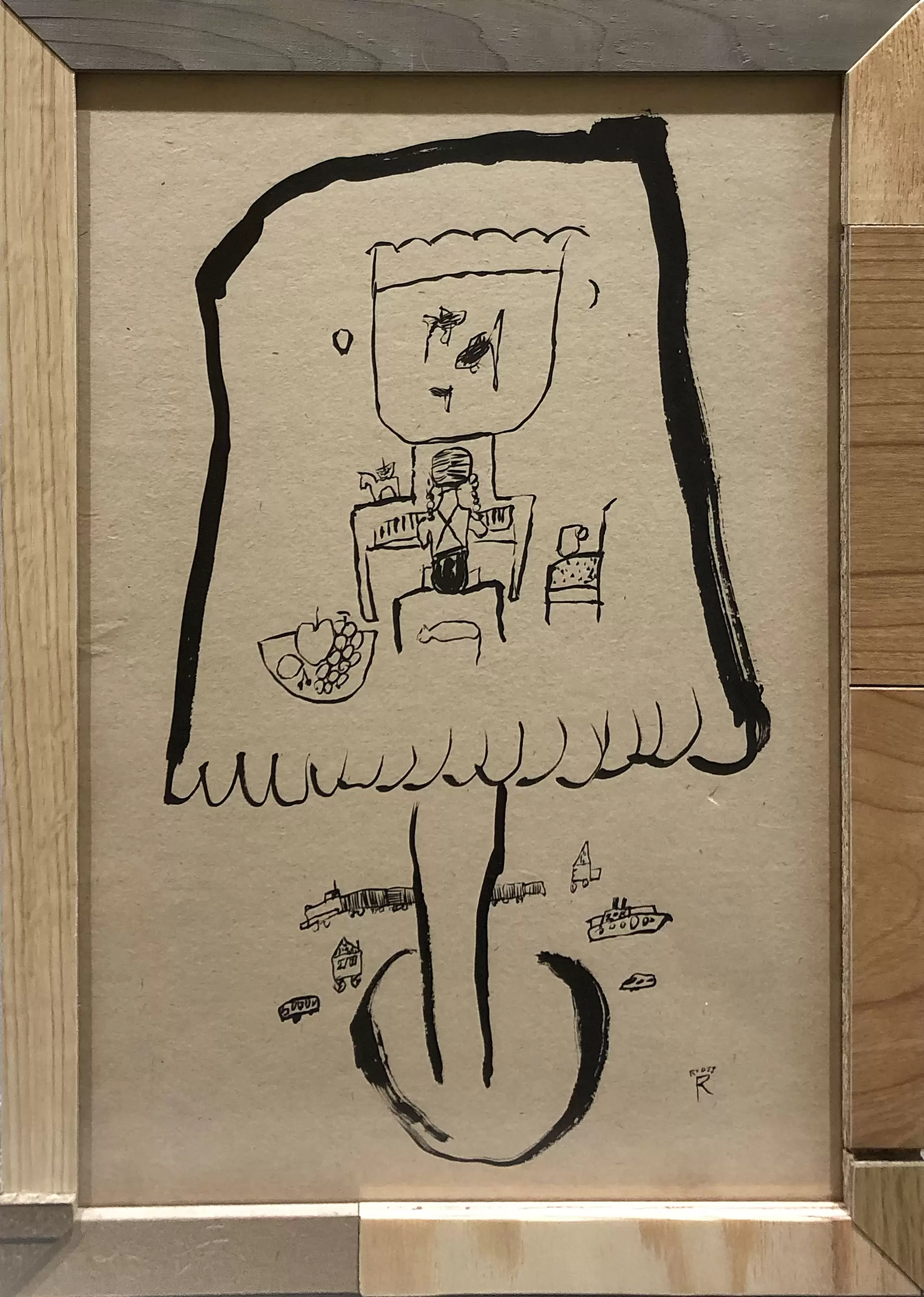 new born - drawings #13 - わたしがつくった夜
