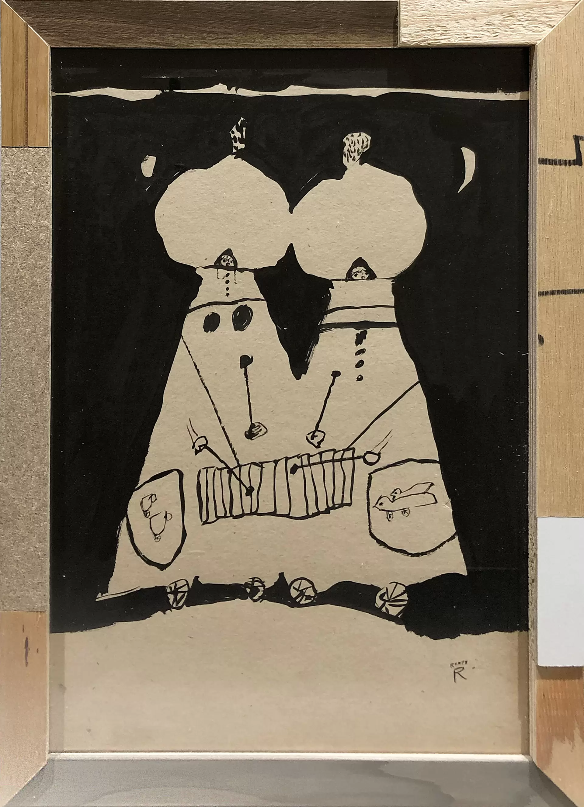 new born - drawings #19 - 月と日と山の音