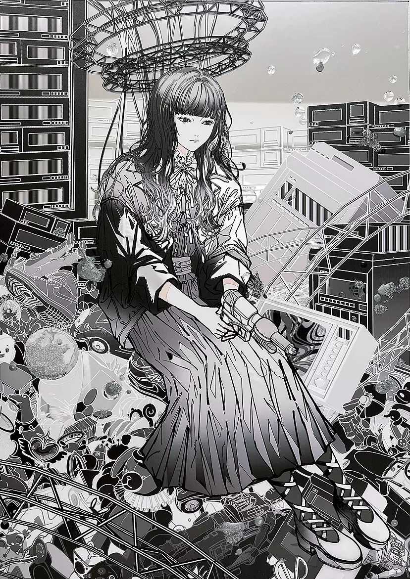 Wait in the "low saturation" unreality by 廣瀬祥子
