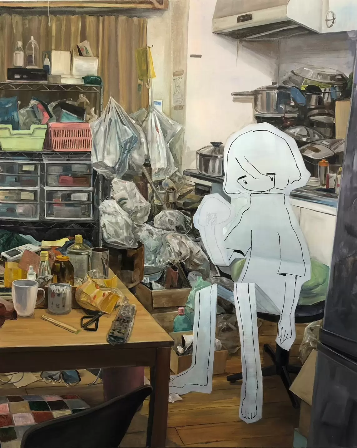 集積のなか by 德永葵 | 現代アートの販売・通販 | ArtSticker