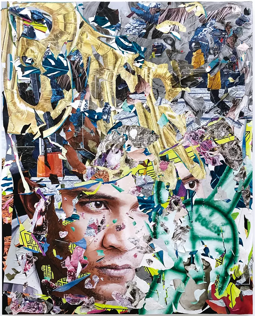 Scramble painting ‘ornament’ by 奥村岳史