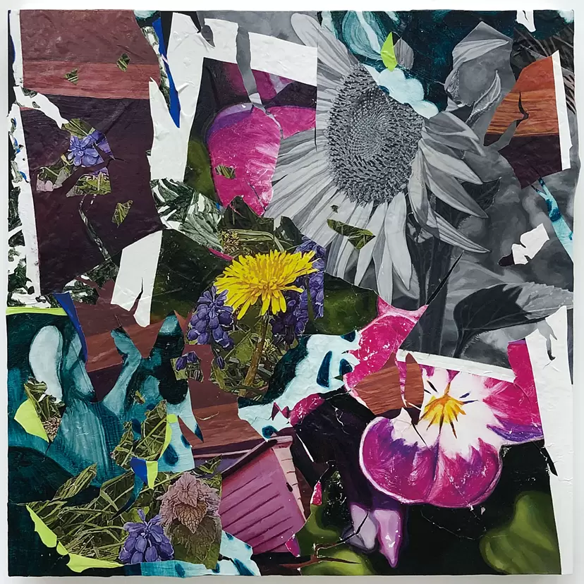 Scramble painting ‘flowers’ by 奥村岳史