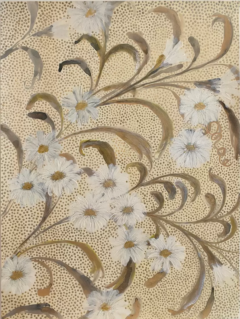 new born - drawings #01 - 草の花、祝福 by 荒井 良二 | 現代