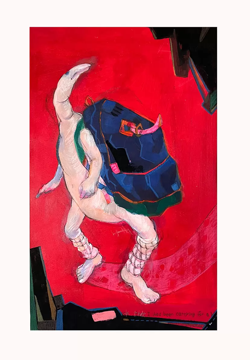 The backpack I was carrying had nothing in it./　背負ったリュックには何も入っていなかった。 by Yoyo-YOSHI 