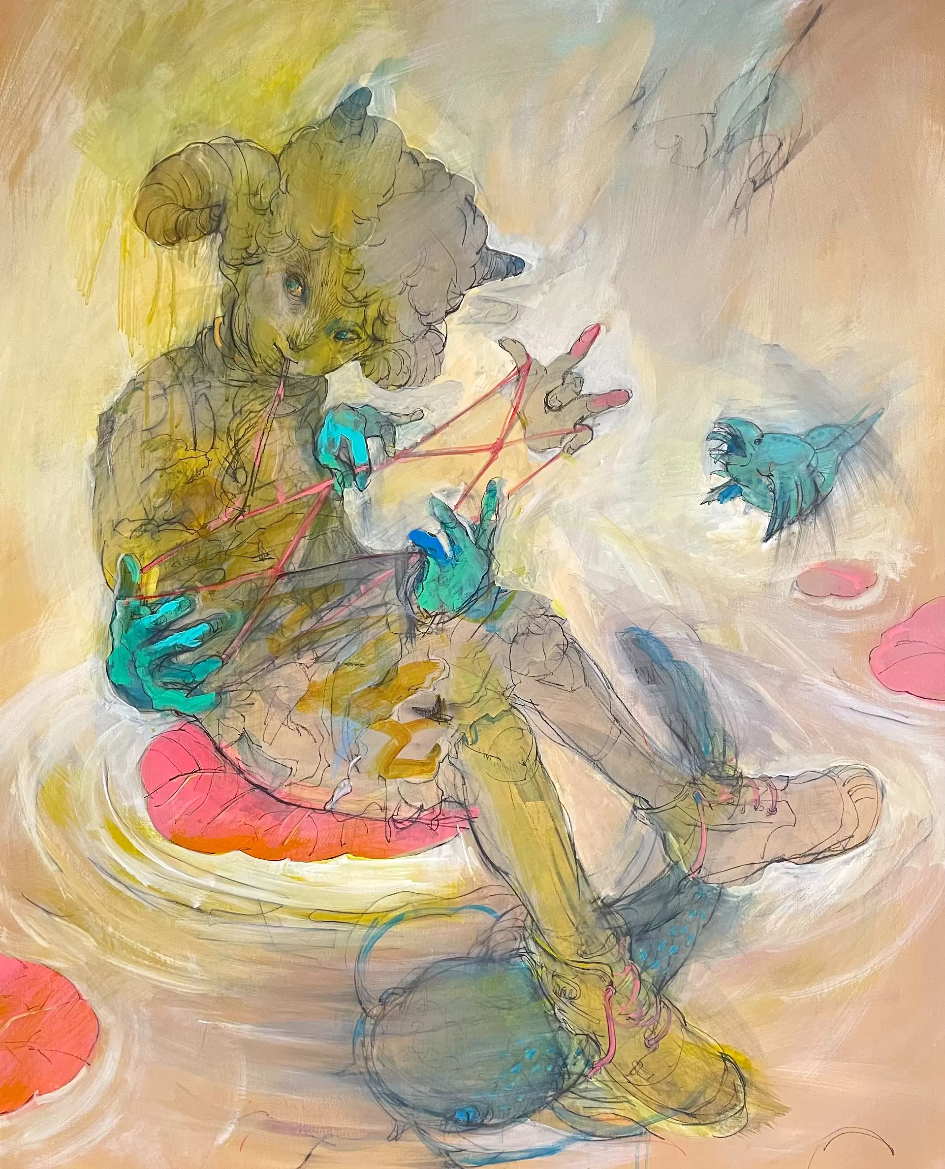 絵画 インテリア 油絵 F4-081614 人物　可愛い蟻さんたち（砂遊び） 絵画 インテリア 油絵 F4-072419 可愛い子猫と子犬と女の子