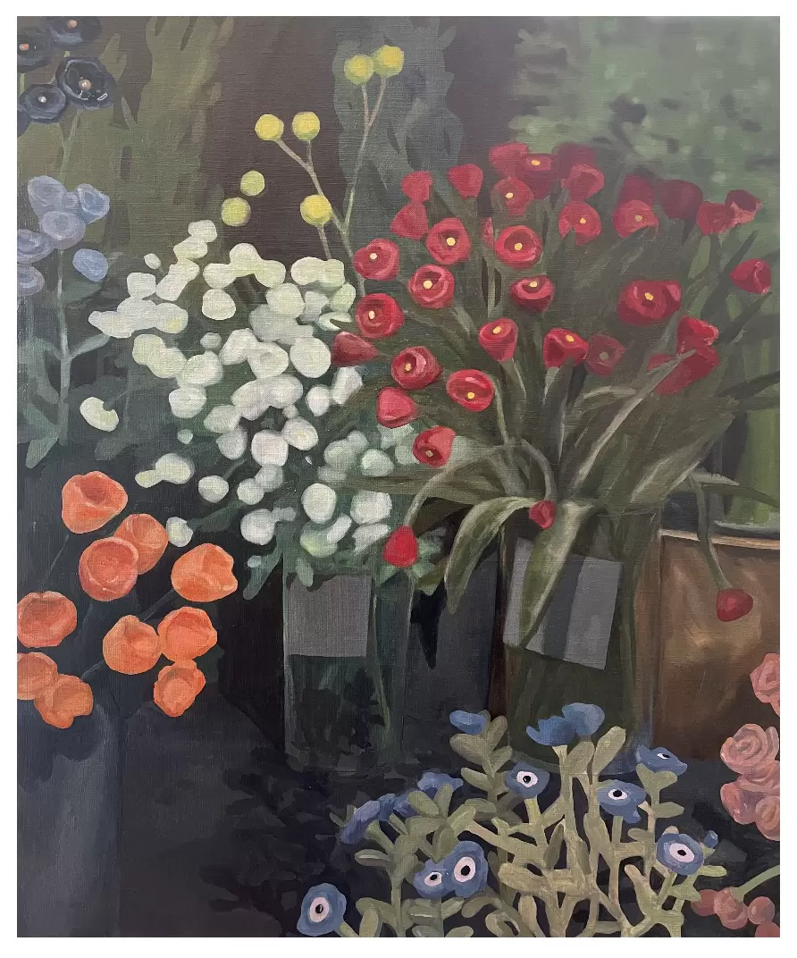 花を売る