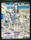 Girl Seeking Salvation in Fantasy(阪神梅田本店個展作品)