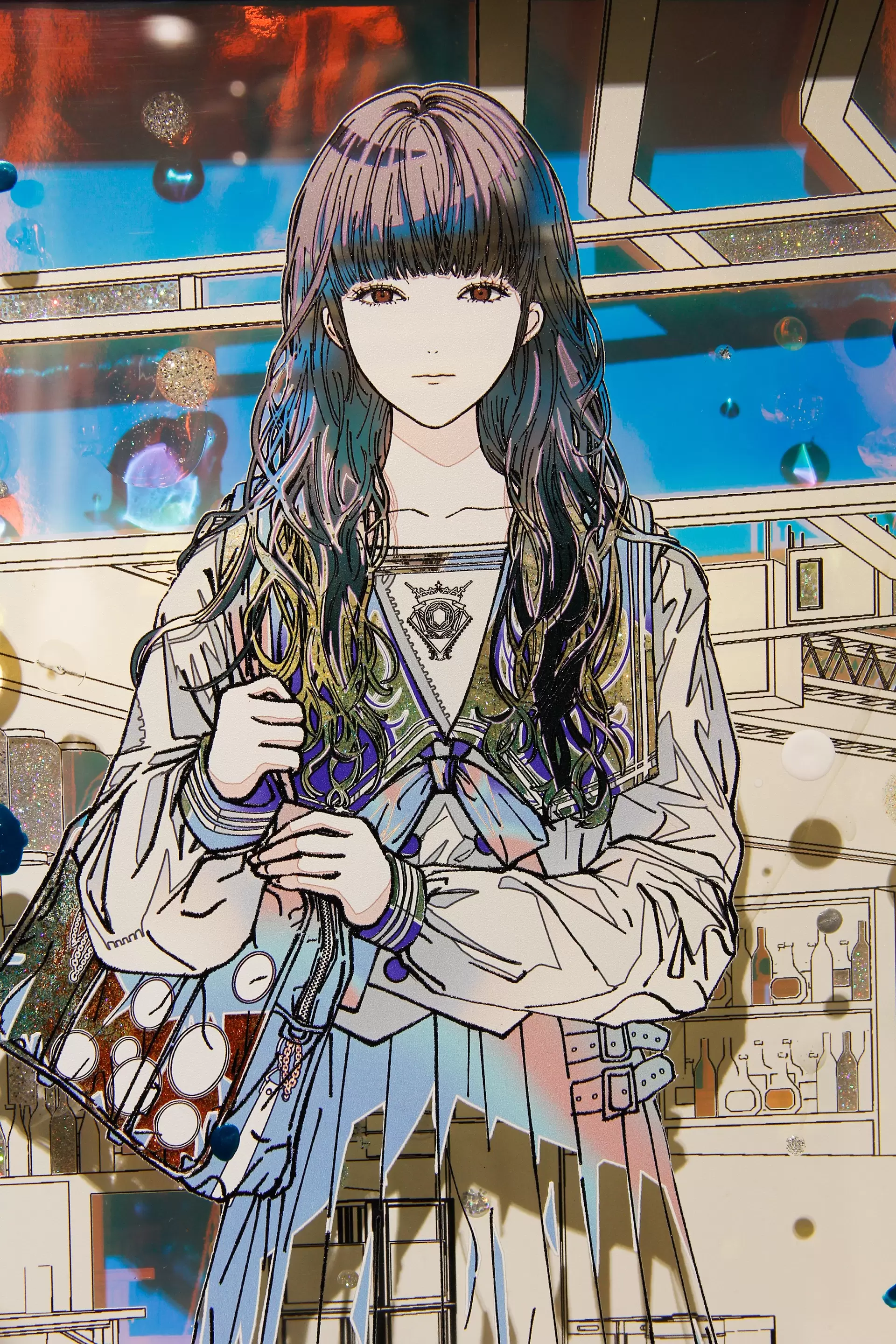2025-25 秋冬新作  ハイブランドの Seeking Girl Salvation by Fantasy(阪神梅田本店個展作品) in 絵画