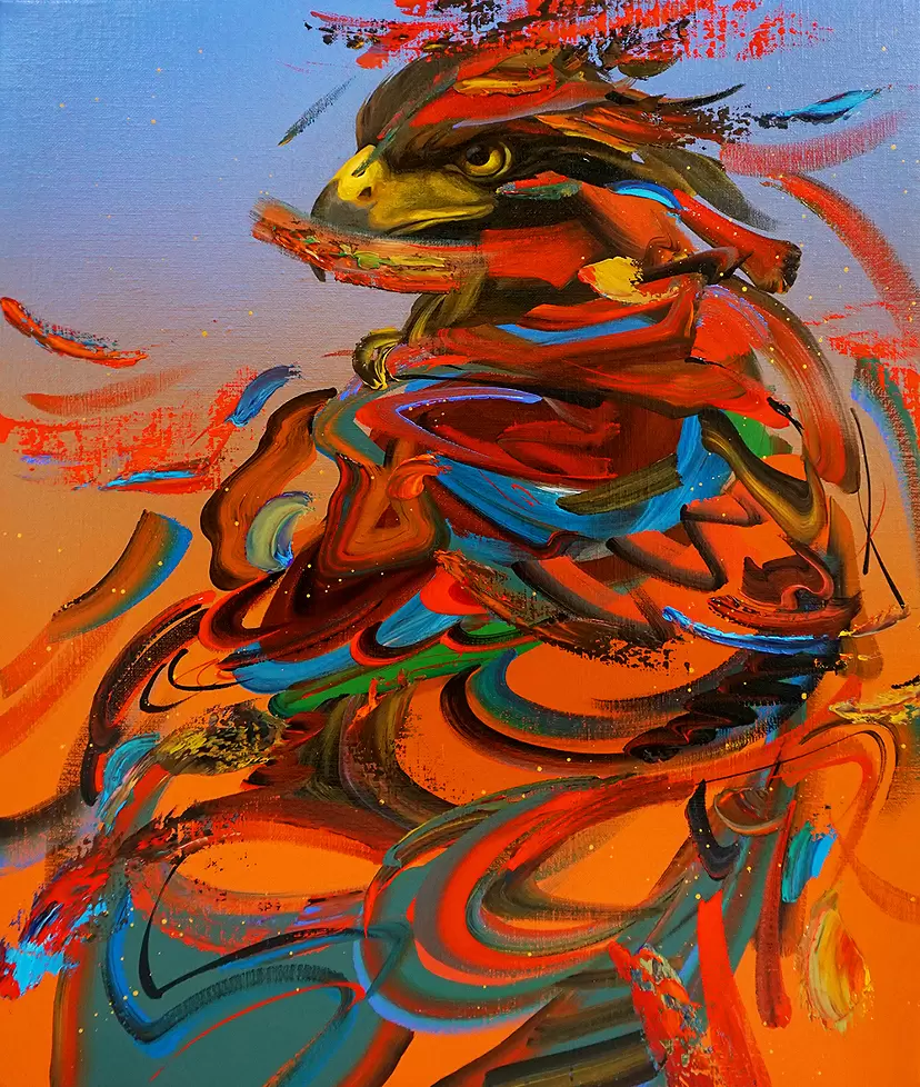 タカNo.14 / Hawk No.14 by 上野裕二郎
