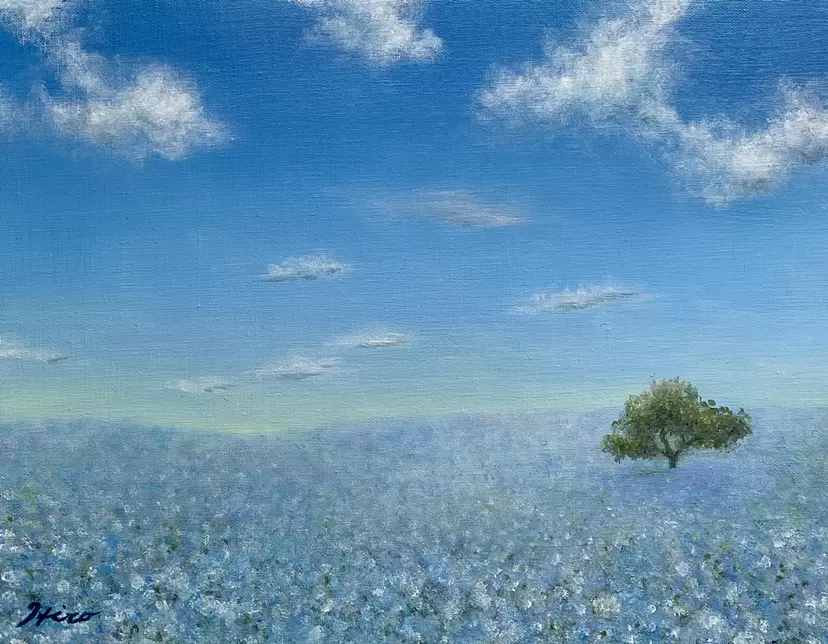 ネモフィラの丘 by HIRO