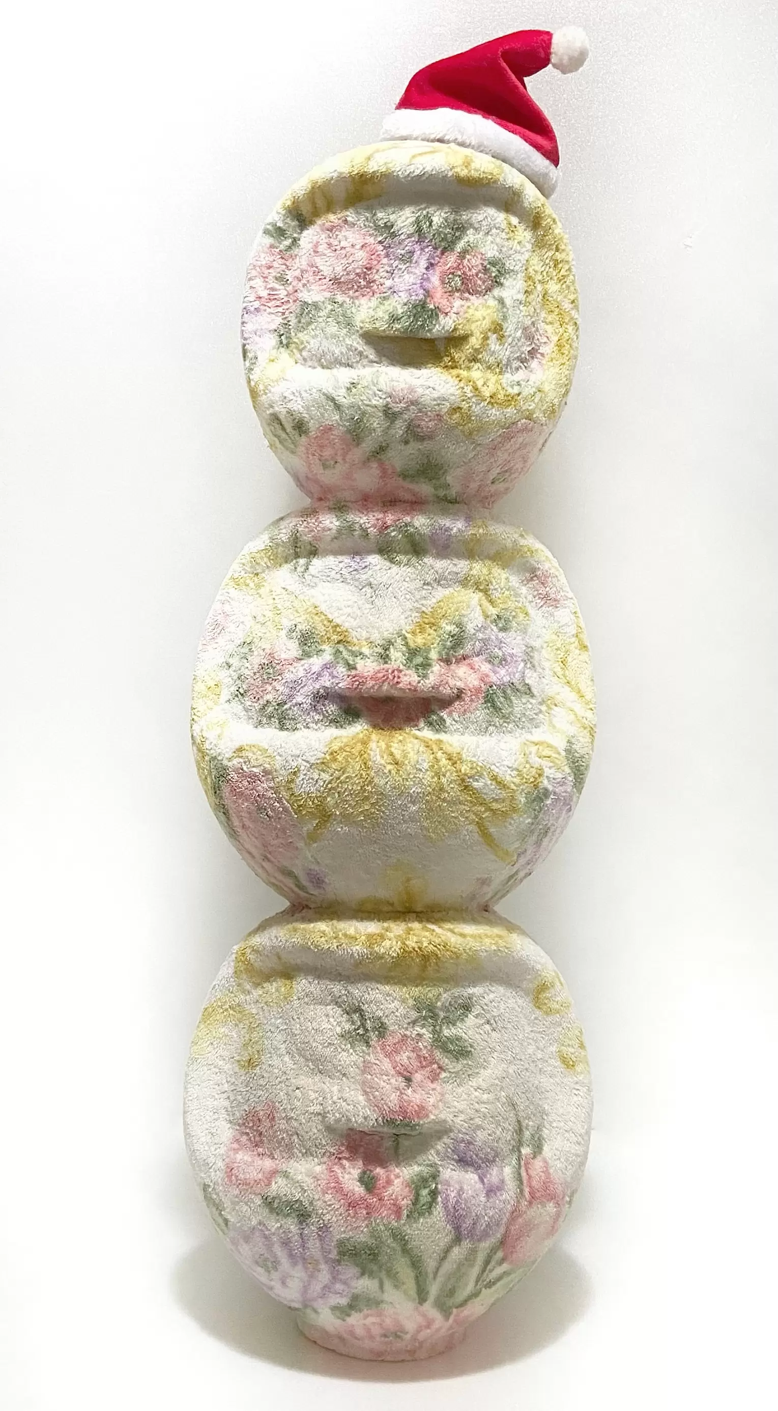 MerryXmas Three-Tiered Snowman