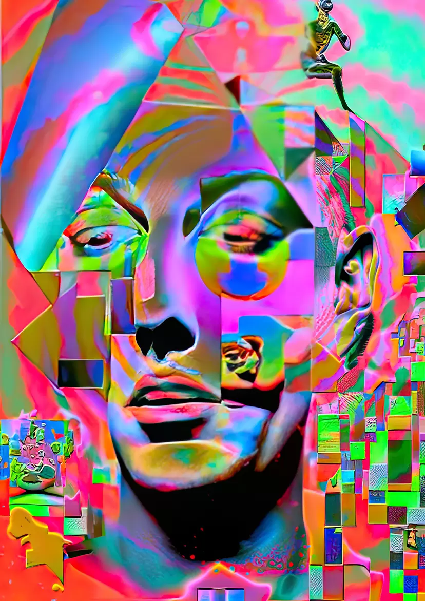 A.H.G.S.I Ⅰ （Active hallucinogenic graphic simulation image No.1） by 梵 幻太朗