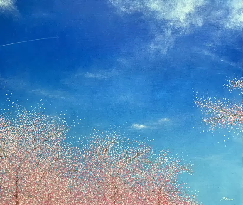 【月光】アート作品 月光に輝く華 by HIRO | 現代アートの販売・通販 | ArtSticker