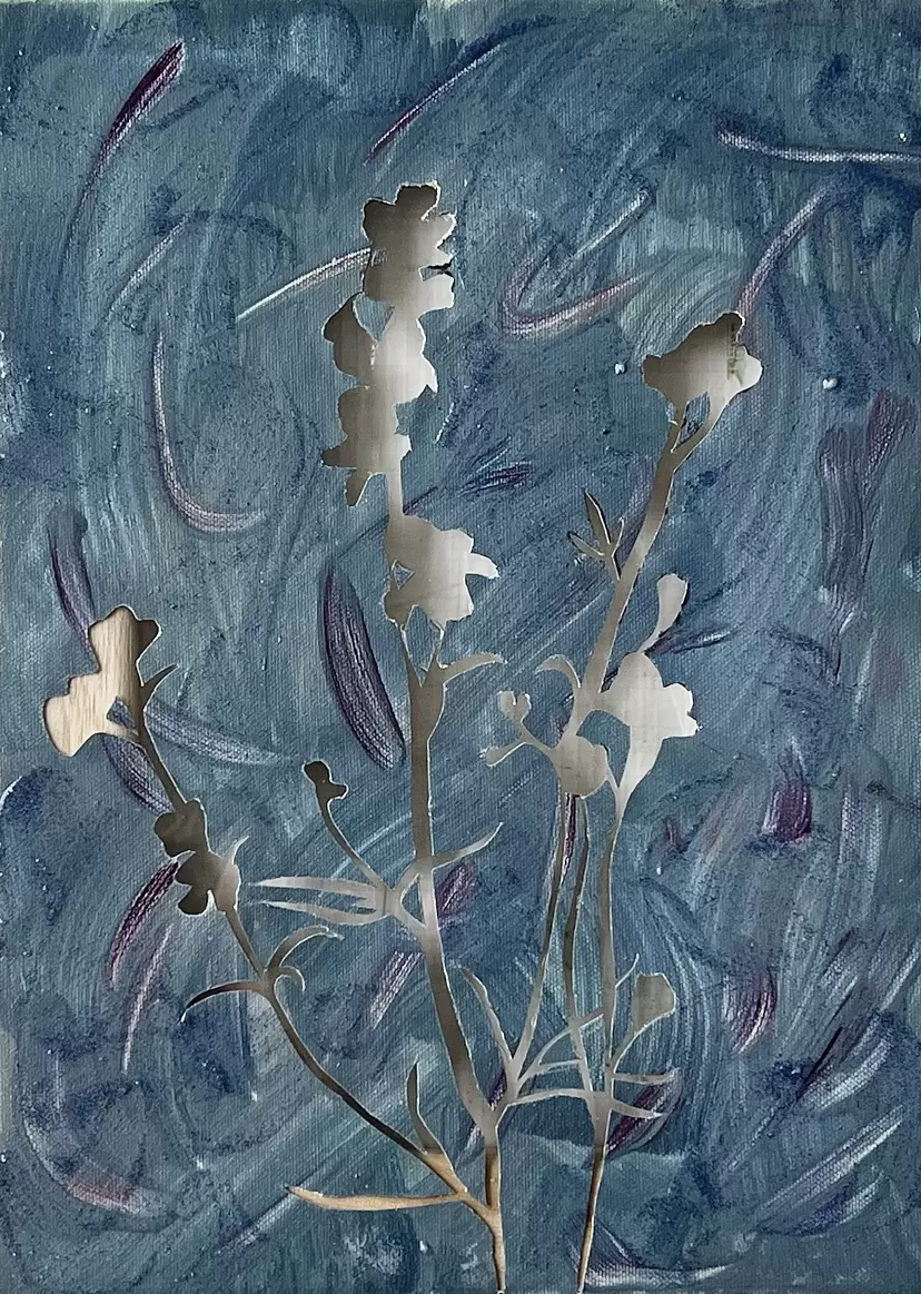 Purchasing fragrance (delphinium) by おおえだゆき | Online art