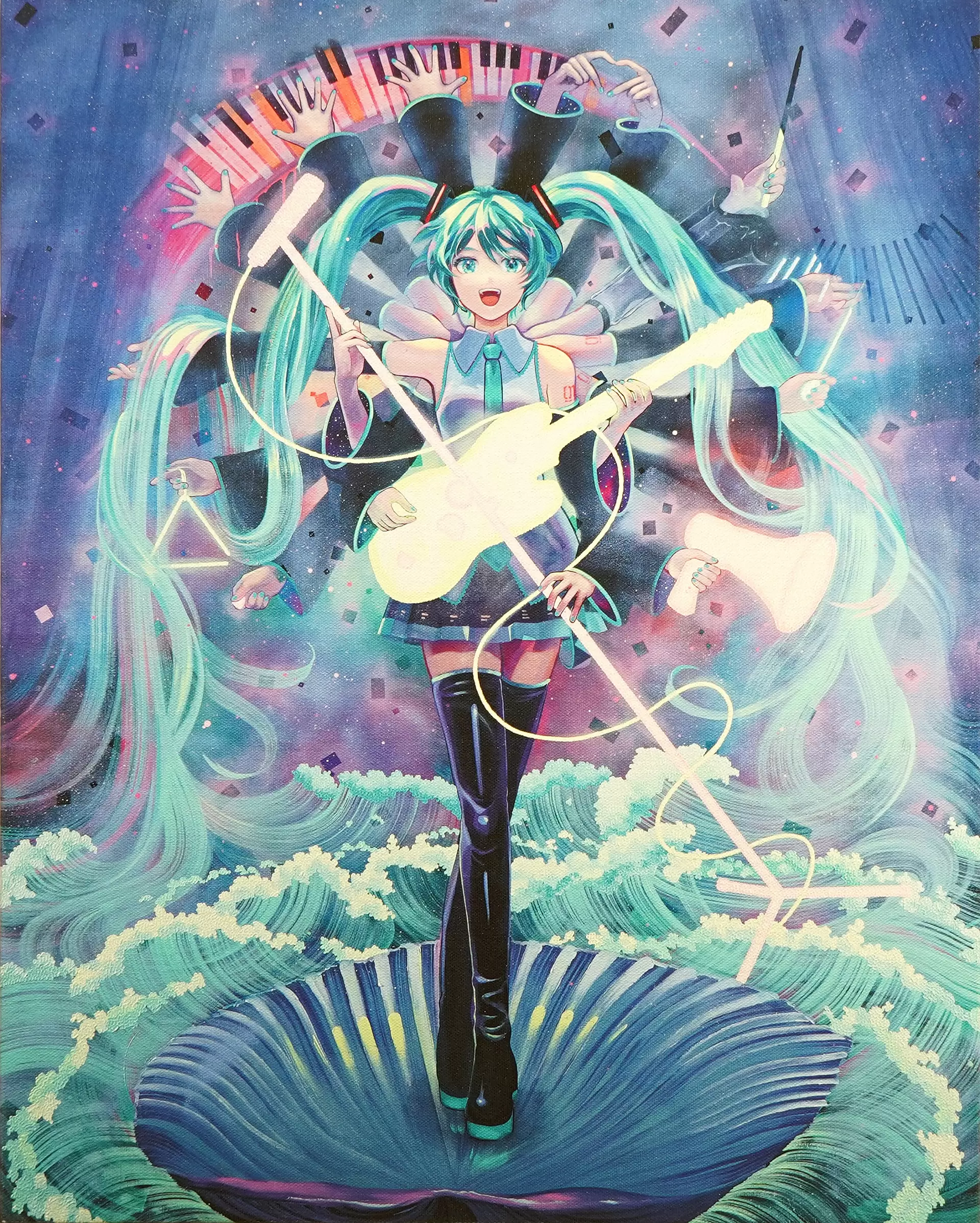 『Gallery光彩　洞』　絵画 Lights by 江口 綾音 | 現代アートの販売・通販 | ArtSticker