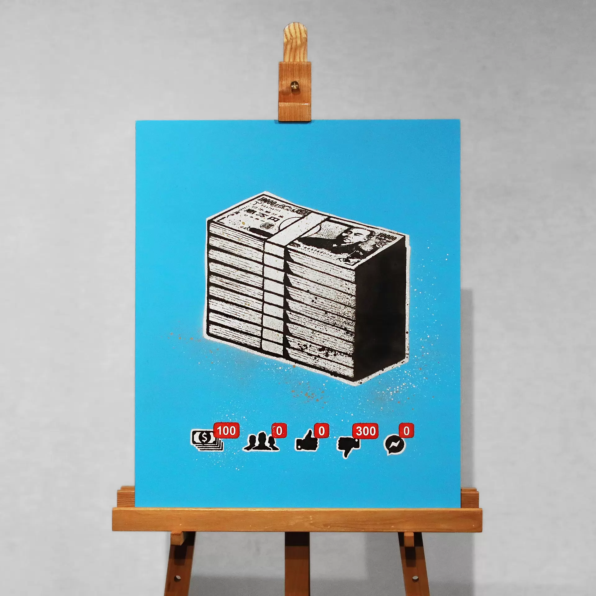 Love Your Money blue