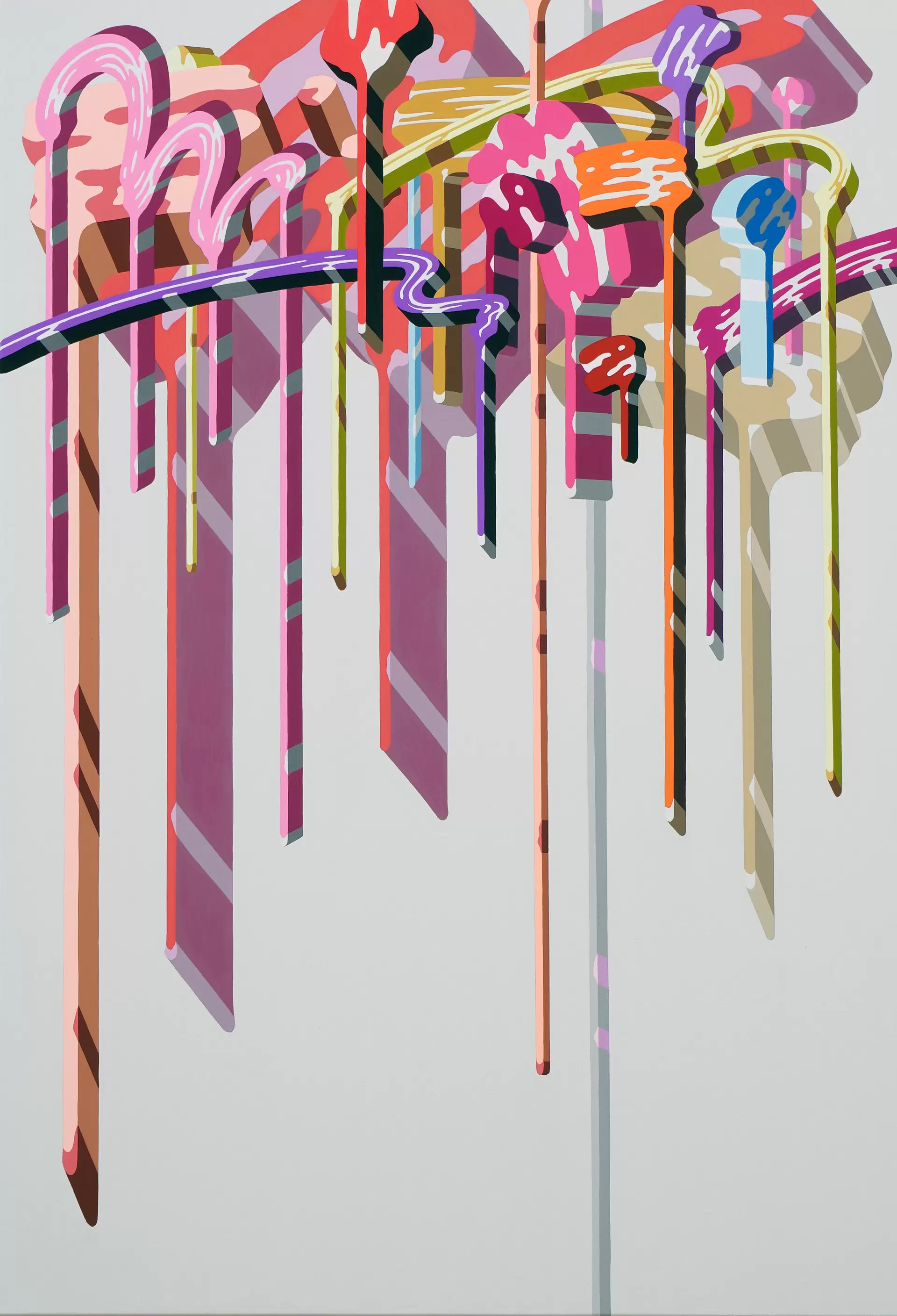 Overlap of paint (droop) by 山口 聡一 | 現代アートの販売・通販