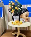 オレンジのある静物