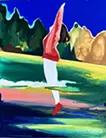 floating