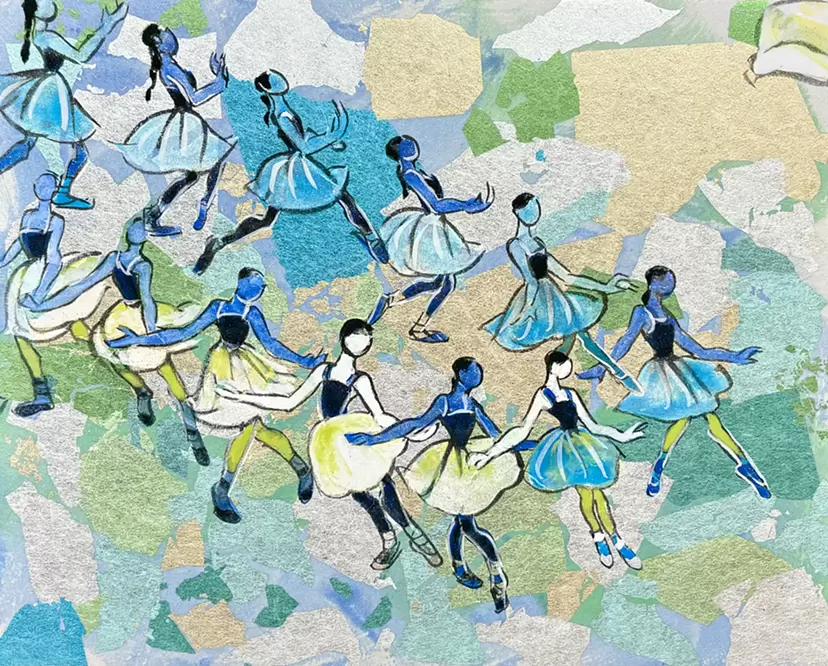 精霊たちは踊る11 by 山羽春季 | 現代アートの販売・通販 精霊たちは踊る11 by 山羽春季 | 現代アートの販売・通販
