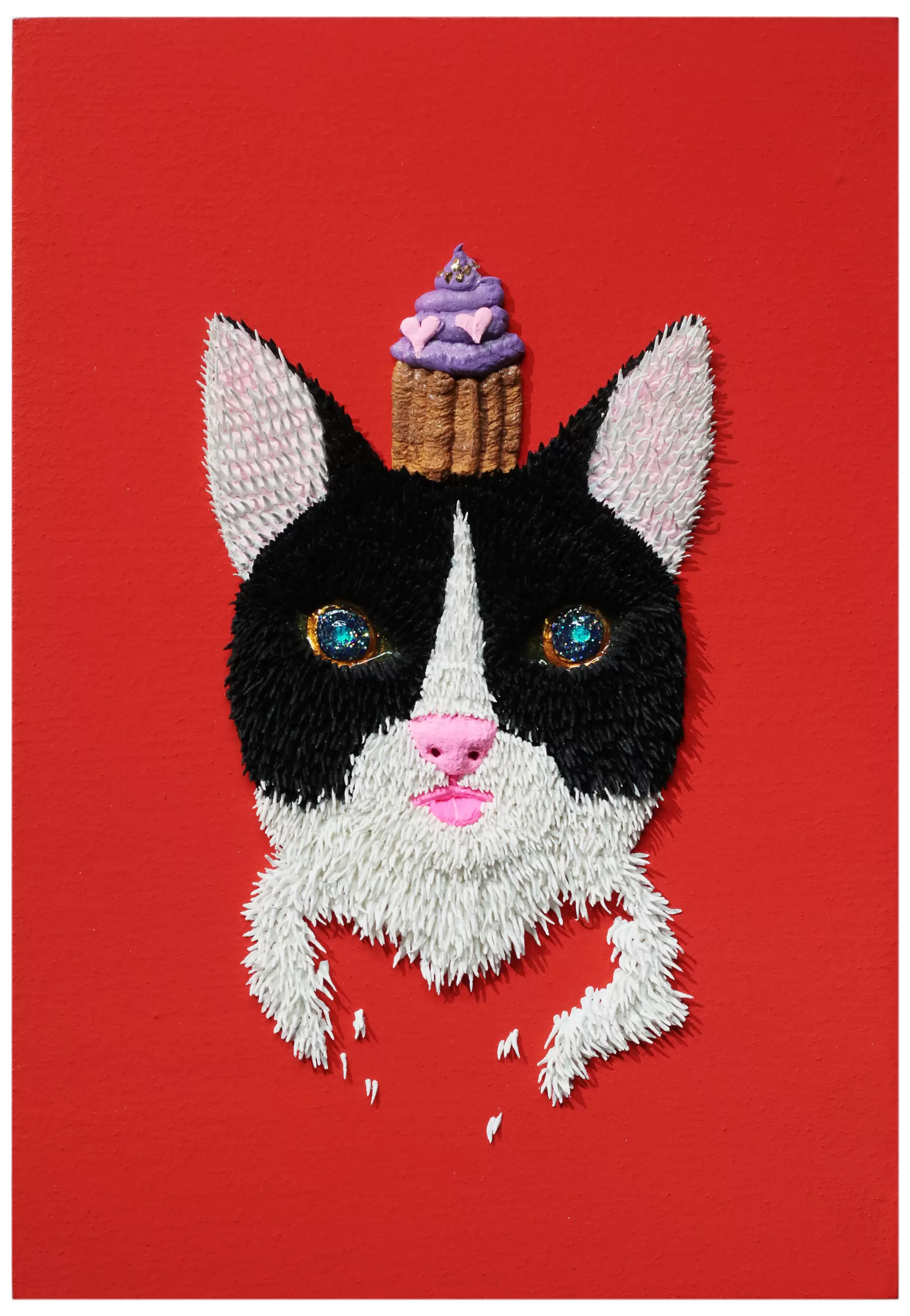 Cupcake & Cat _ I love cupcakes! _*cat is a honeycomb cat* 