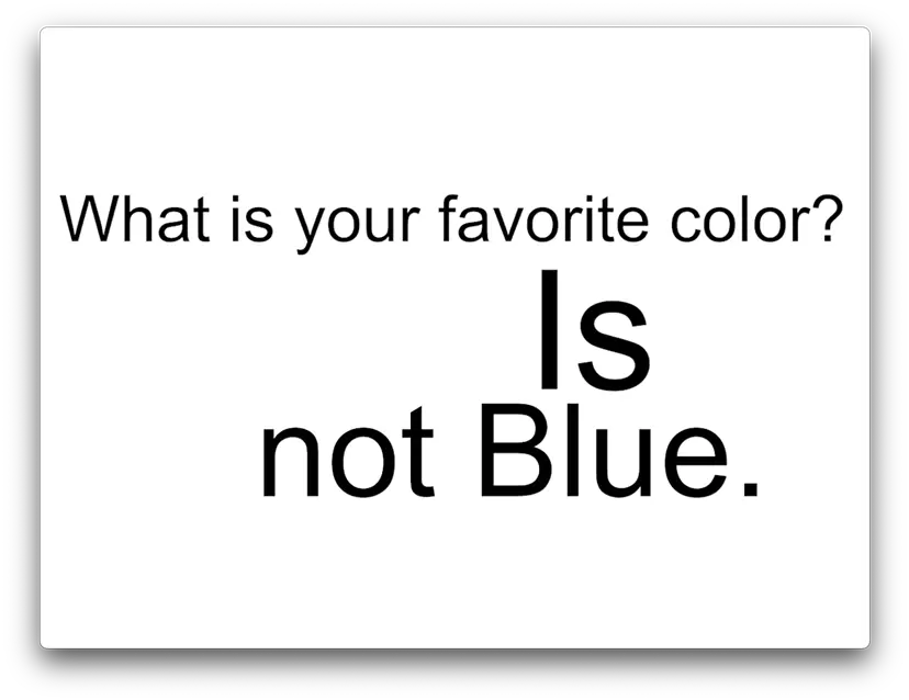 What is your favorite color? by Georgia Taxi Drivers by 水戸部 七絵