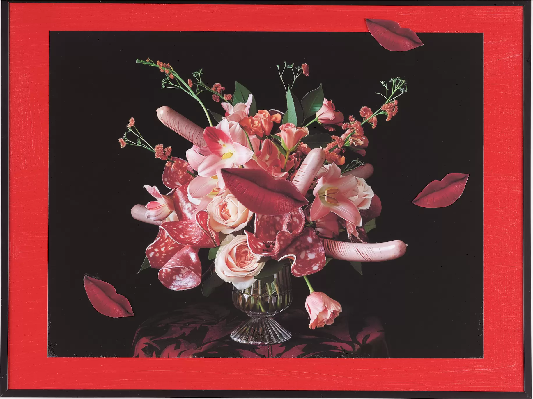 Meat, sausages, bouquet/肉，香肠，花束